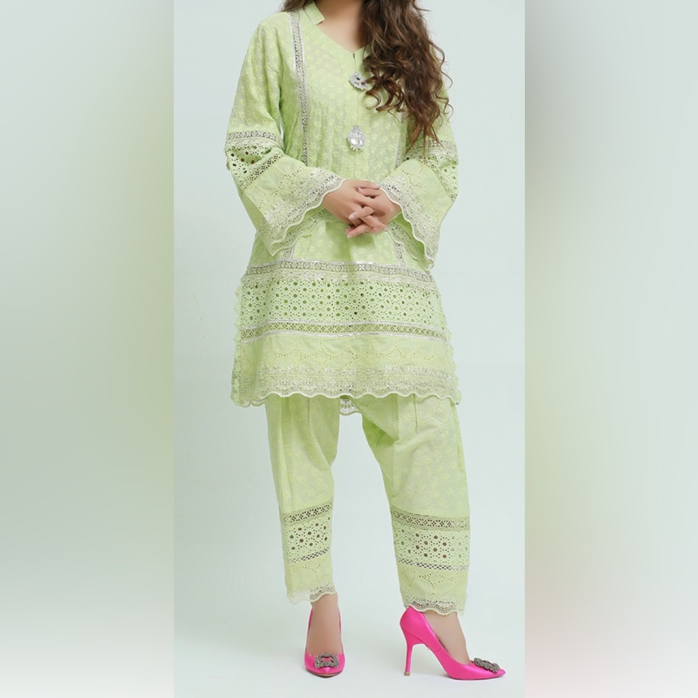 Pakistani designer suit Ansab Jahangir size small